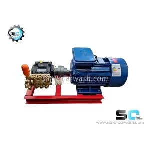پمپ ۱۱۰ بار برتولینی + دینام ۳ اسب تک فاز 1400دور بر دقیقه