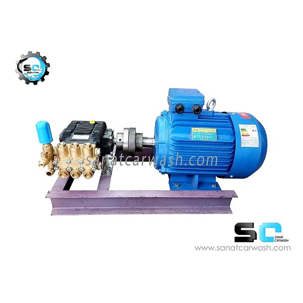پمپ ۲۰۰بار برتولینی + دینام ۷.۵ اسب سه فاز 1400 دور بر دقیقه